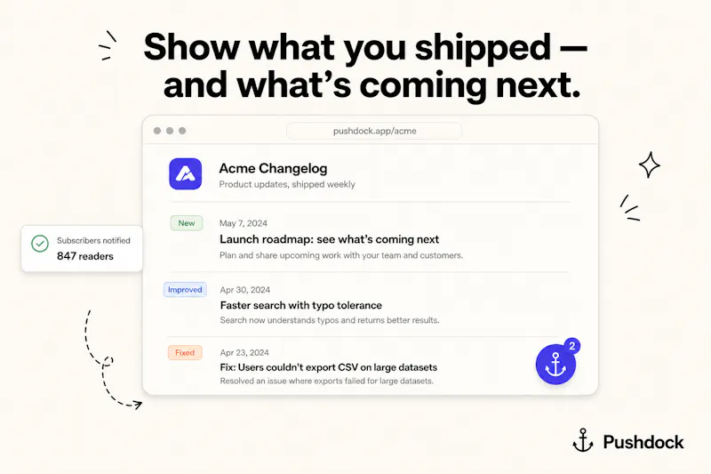 Pushdock screenshot 2