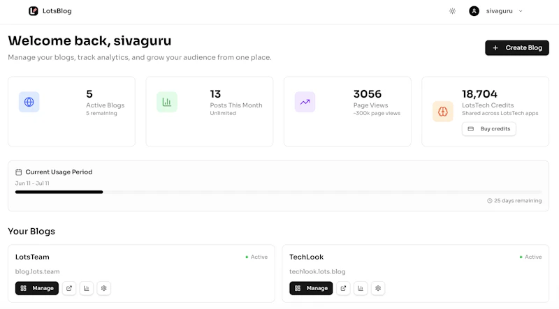 LotsBlog screenshot 7