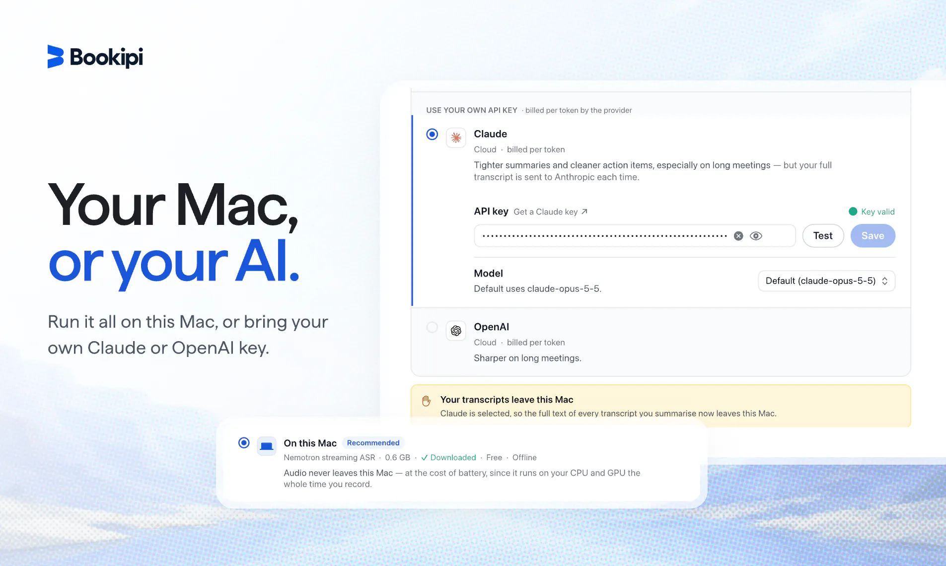 Free and private AI Notetaker gallery image