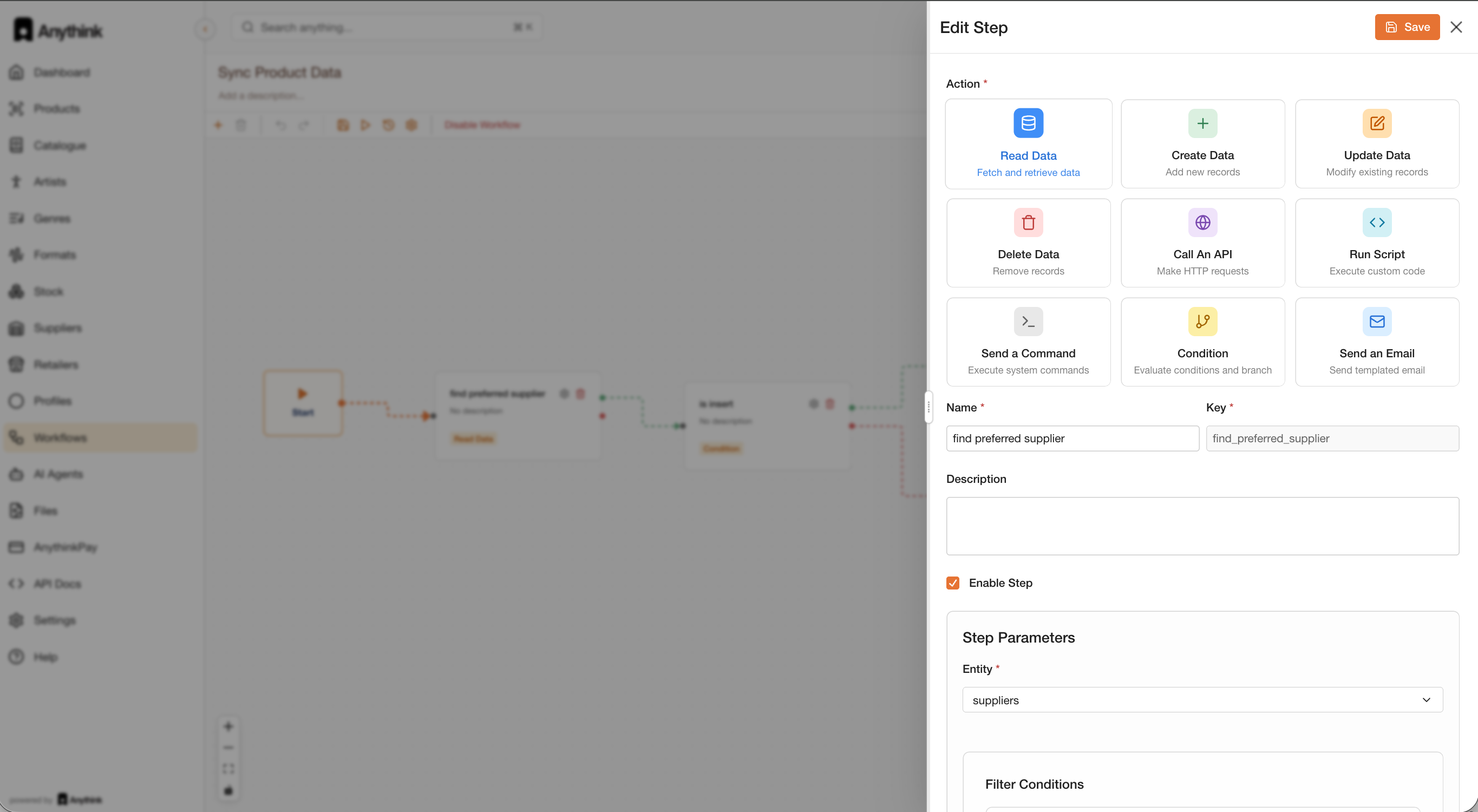 Anythink - Screenshot 3 showing product features and functionality