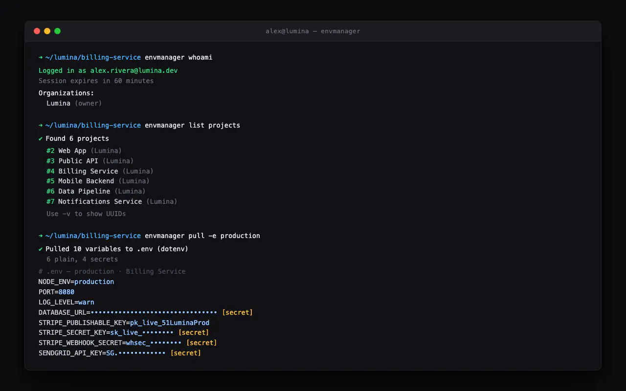 EnvManager gallery image