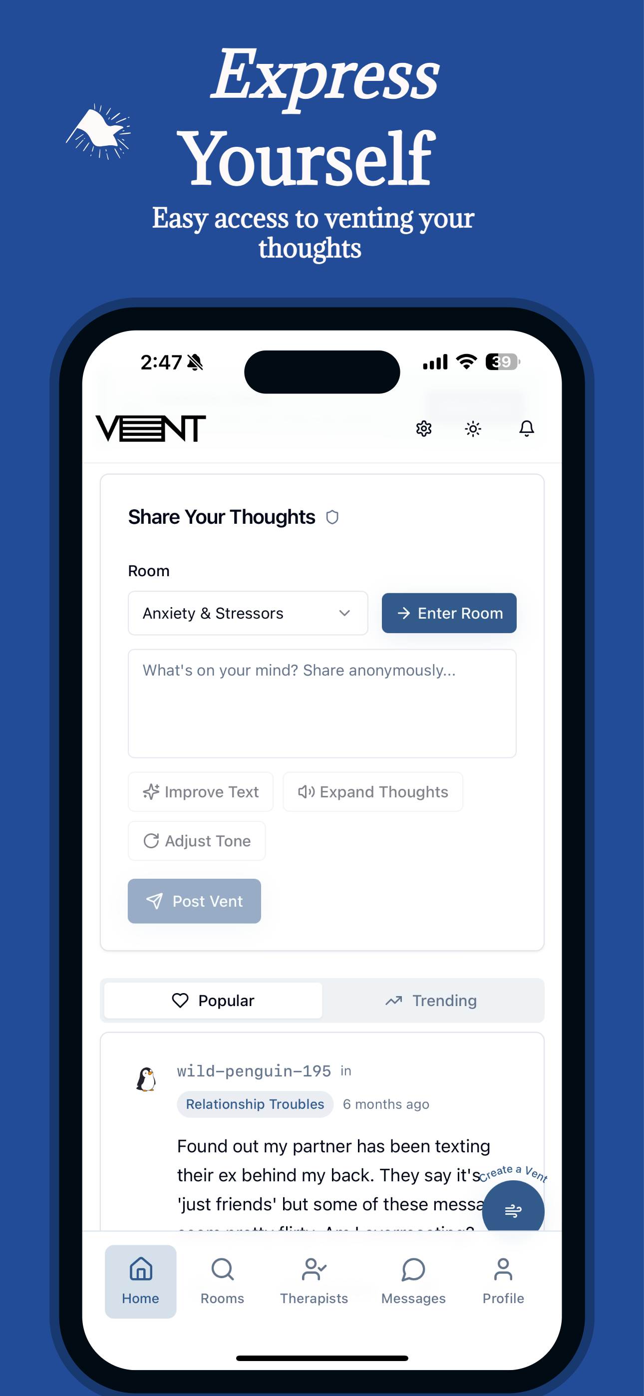 The Vent App gallery image