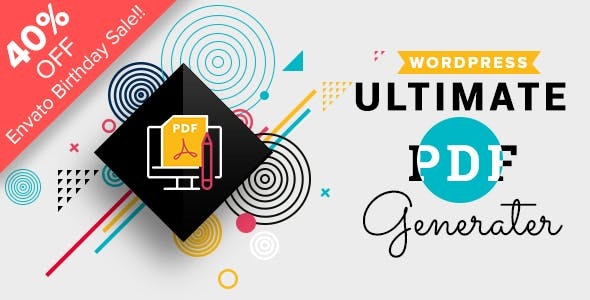 WP Ultimate PDF Generator gallery image