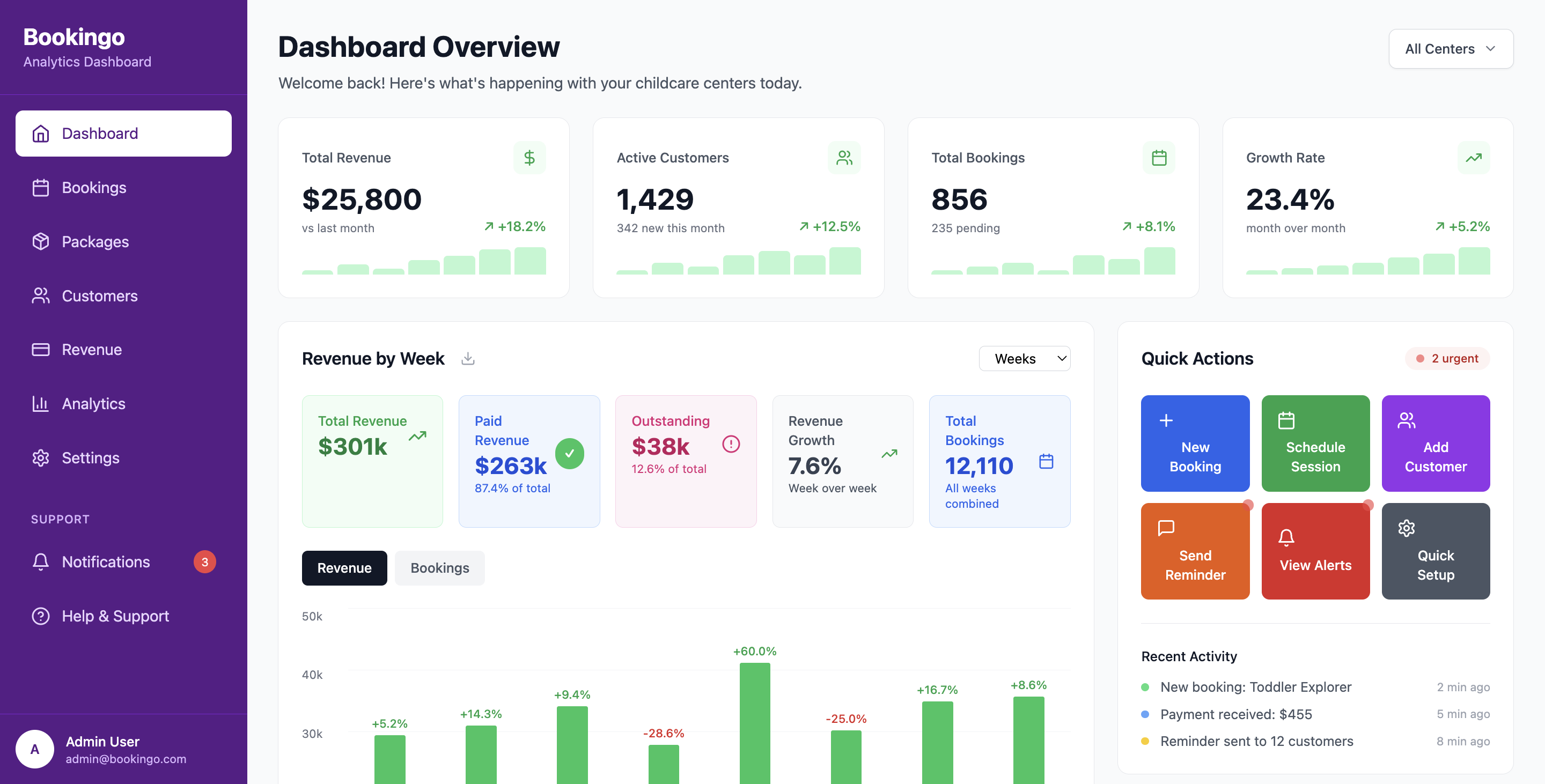 Bookingo - Screenshot 2 showing product features and functionality