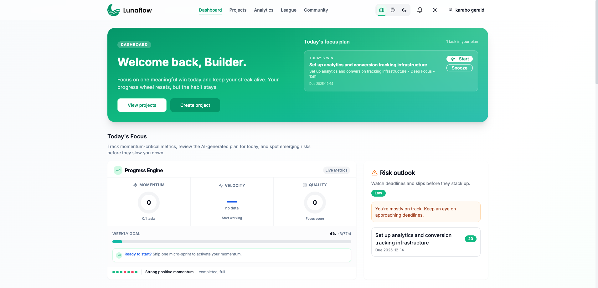 Lunaflow - Screenshot 2 showing product features and functionality