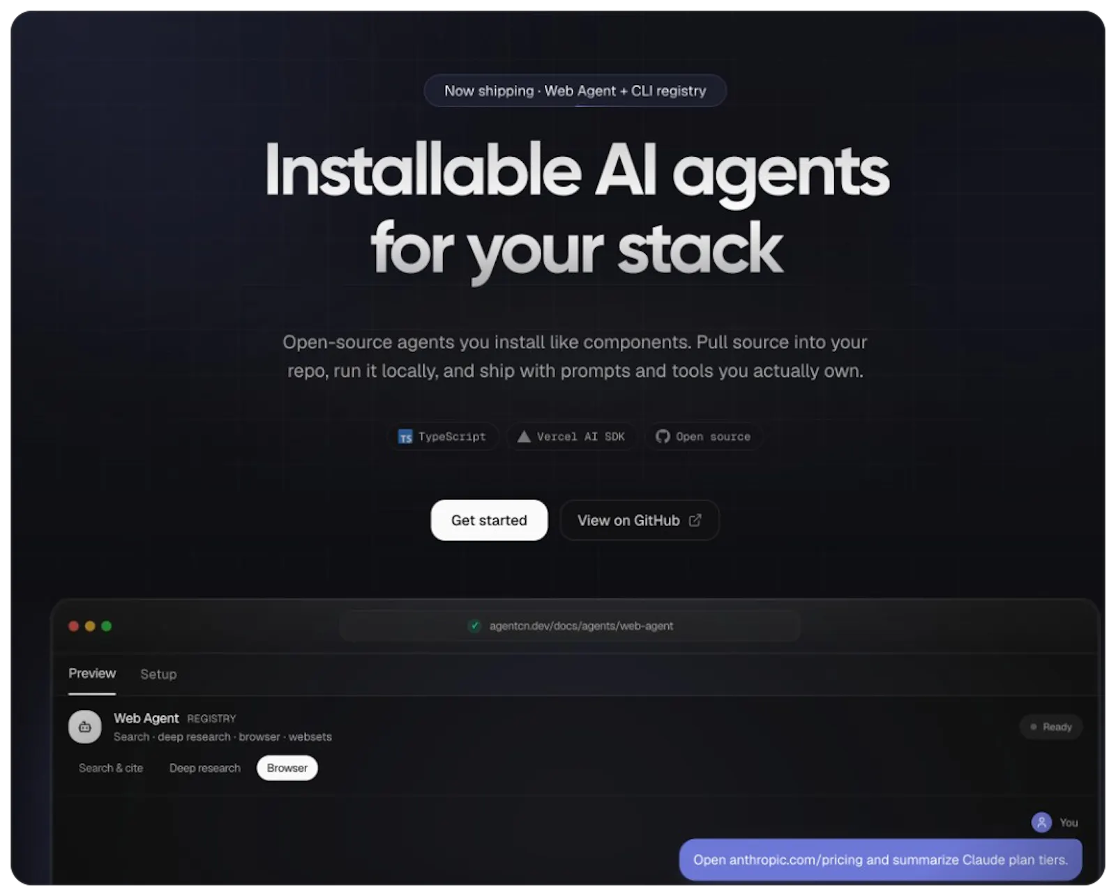 AgentCN screenshot 1