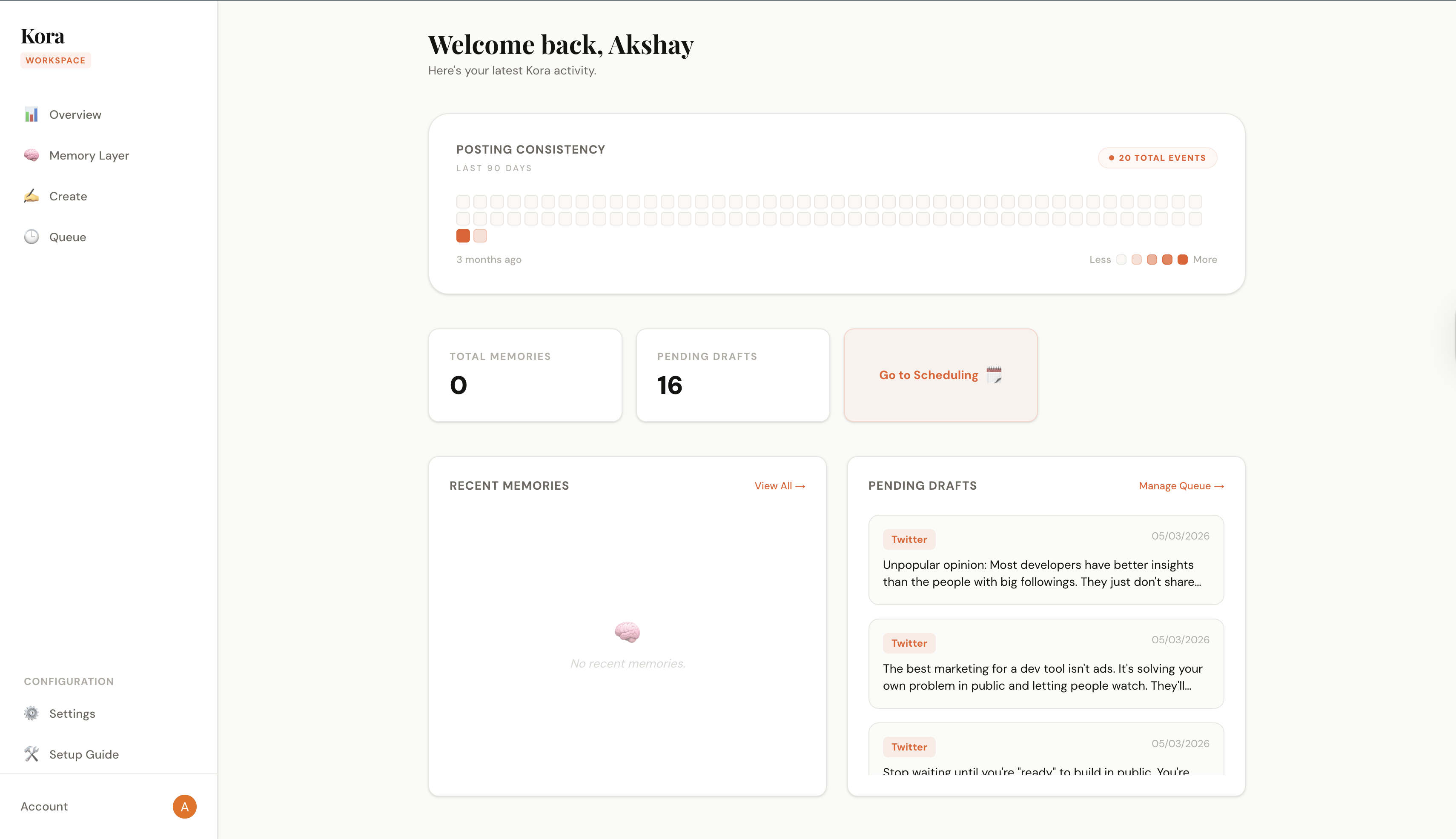 Kora - Screenshot 2 showing product features and functionality