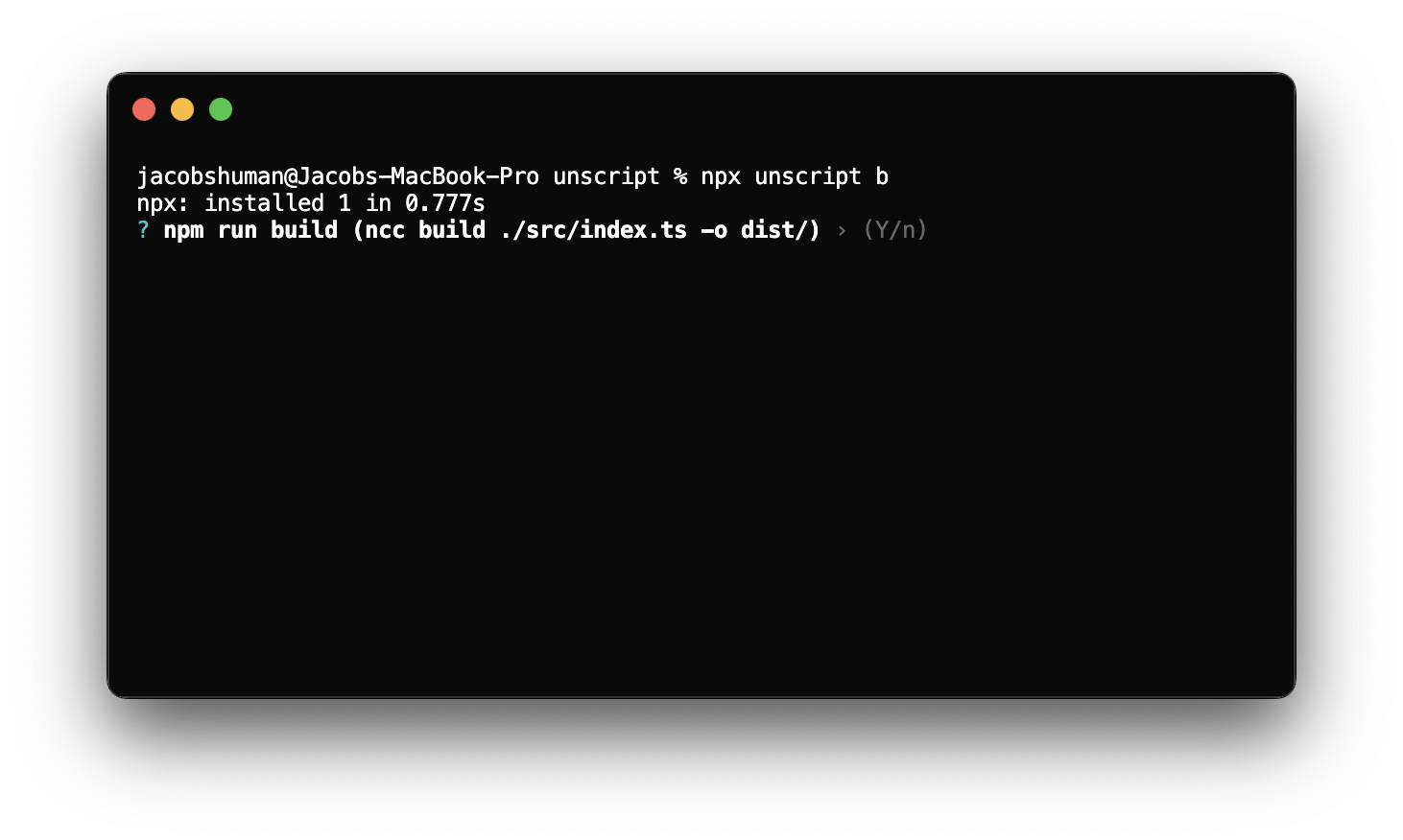 No escrita - Ejecute scripts NPM utilizando nombres de script acortados automáticamente media 1
