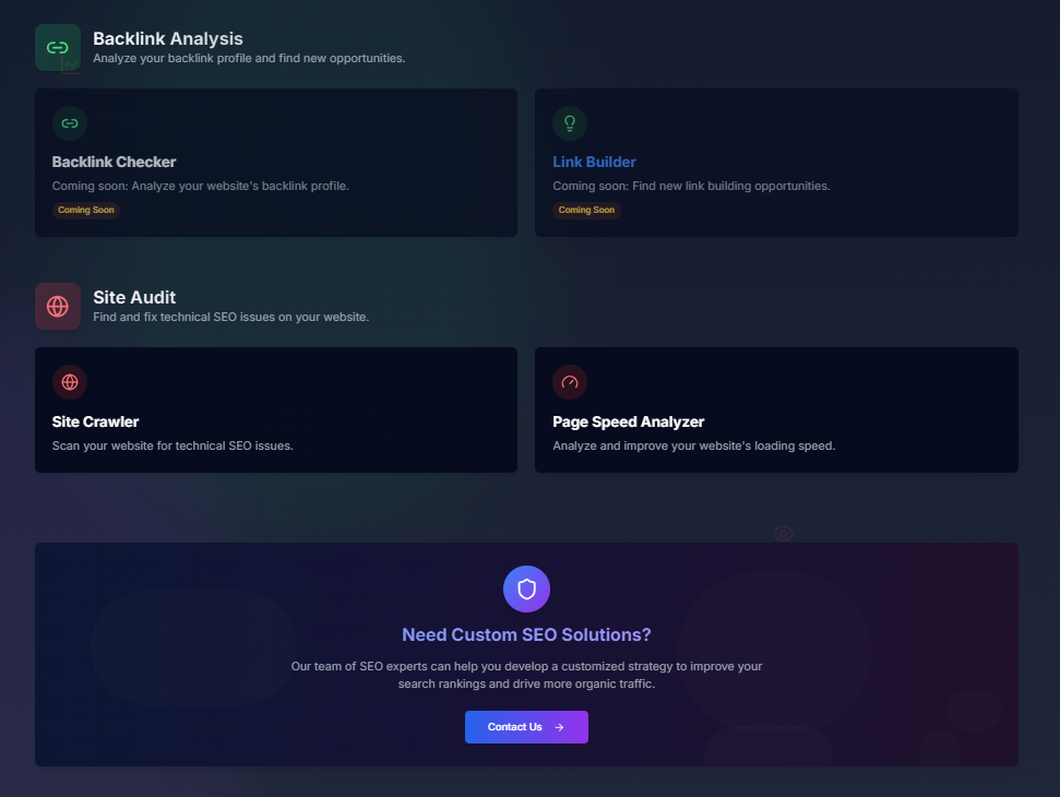 Free SEO Tools gallery image