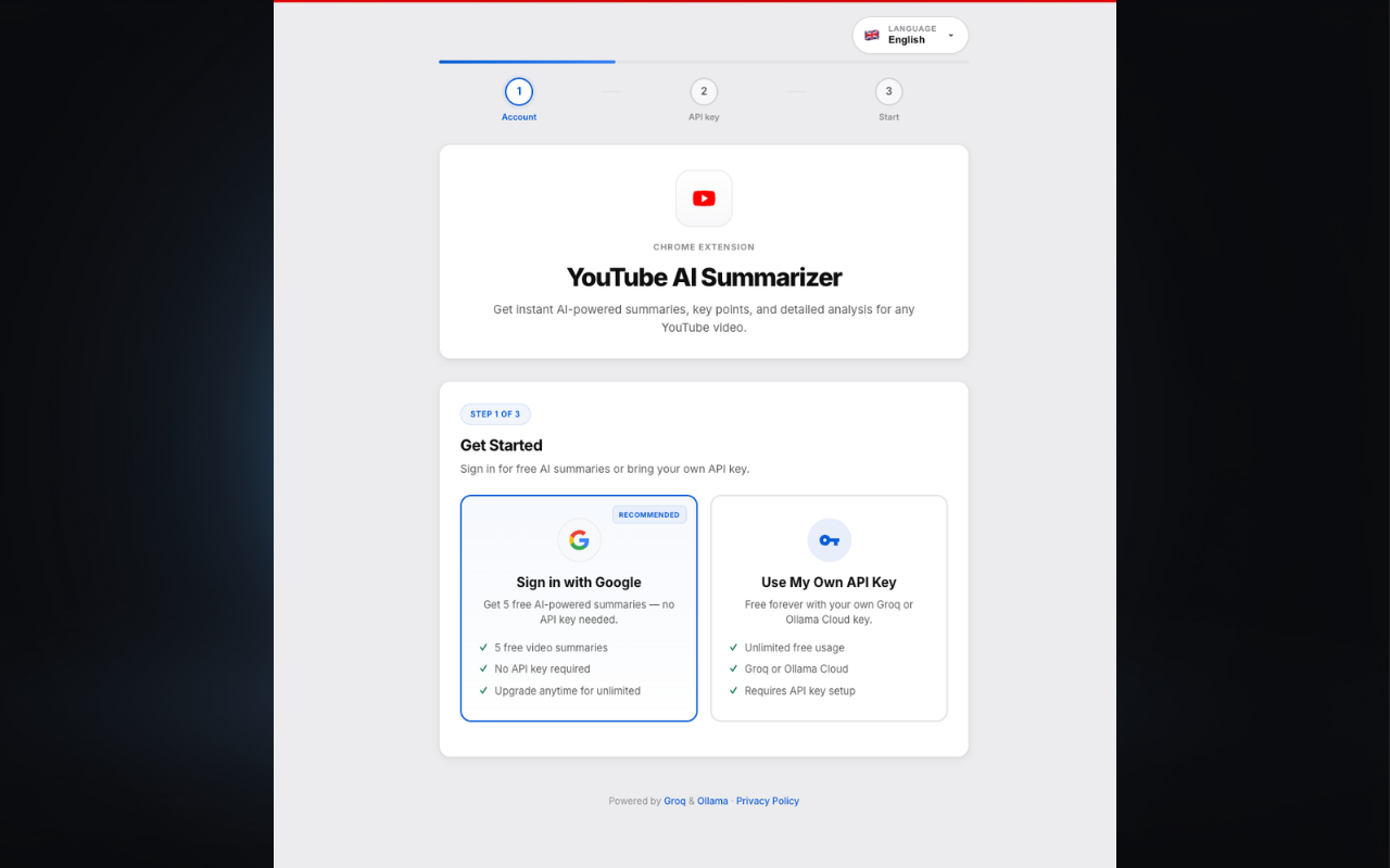 YouTube AI Summarizer gallery image