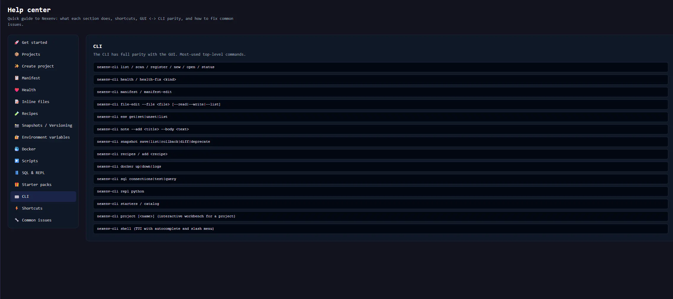Nexenv – Dev Environment Manager gallery image