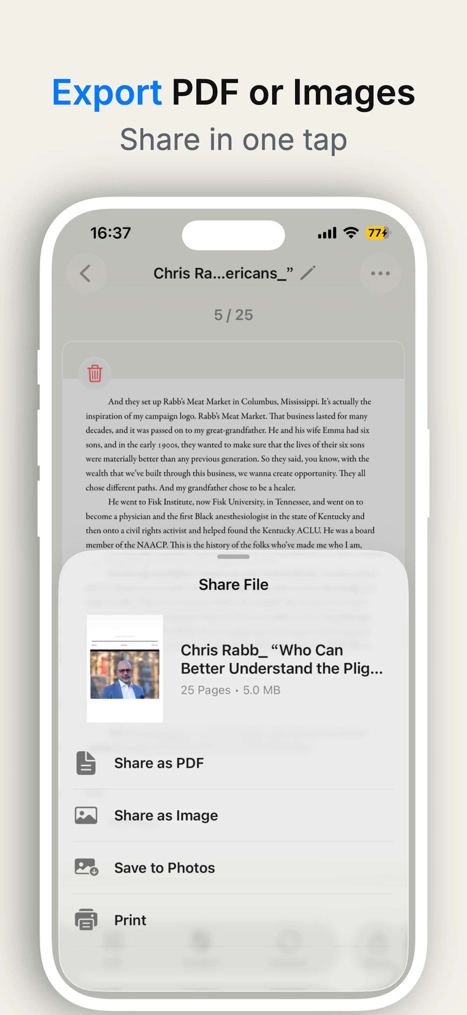 SnapScan: PDF Scanner & OCR screenshot 8