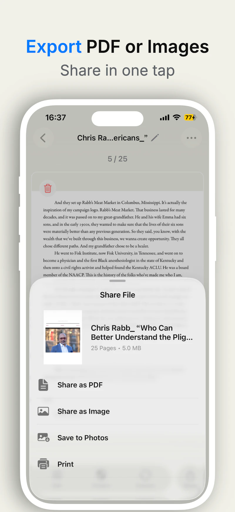 SnapScan: PDF Scanner & OCR screenshot 8