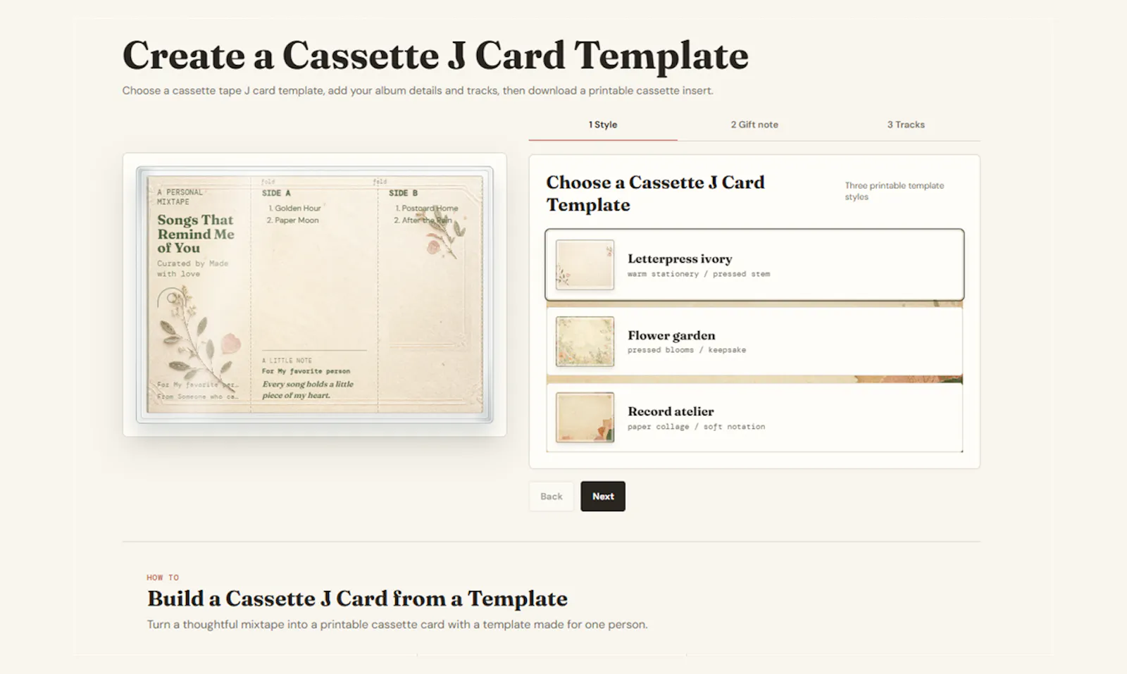 Tape Note screenshot 2