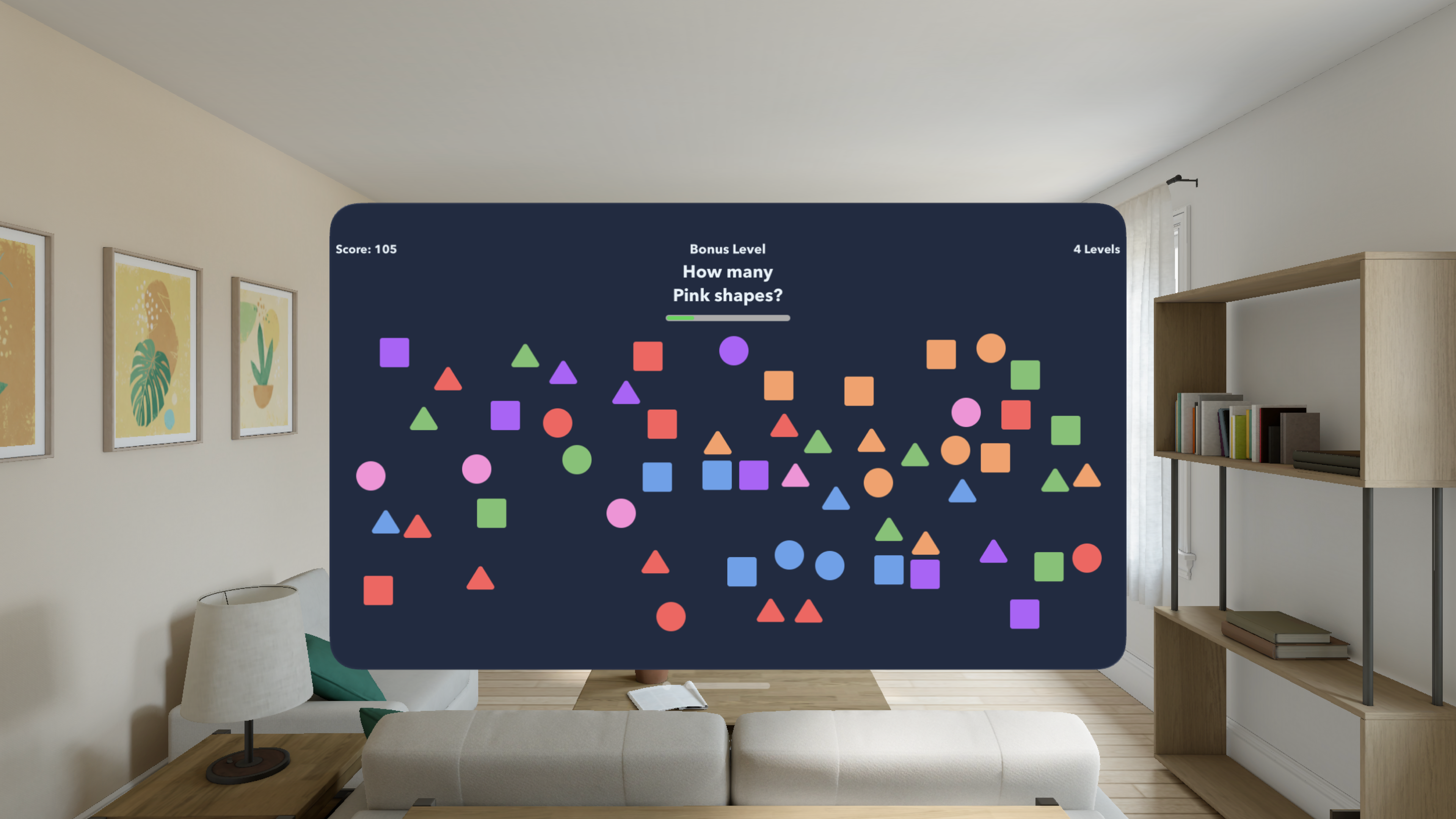 Apple Vision Pro için Ne Kadar - Bir beceri, doğruluk ve hız sayımı oyunu medya 5