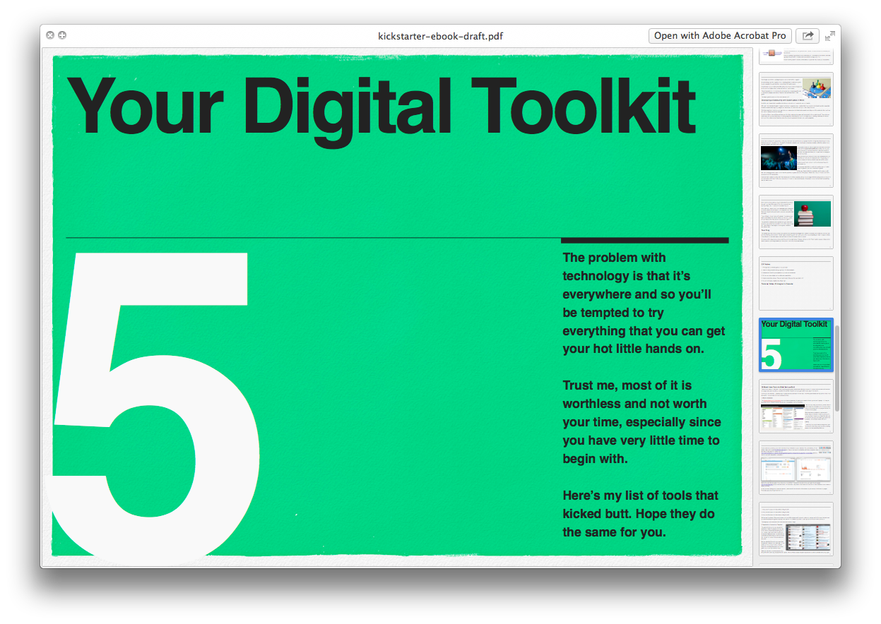 Free Kickstarter eBook gallery image