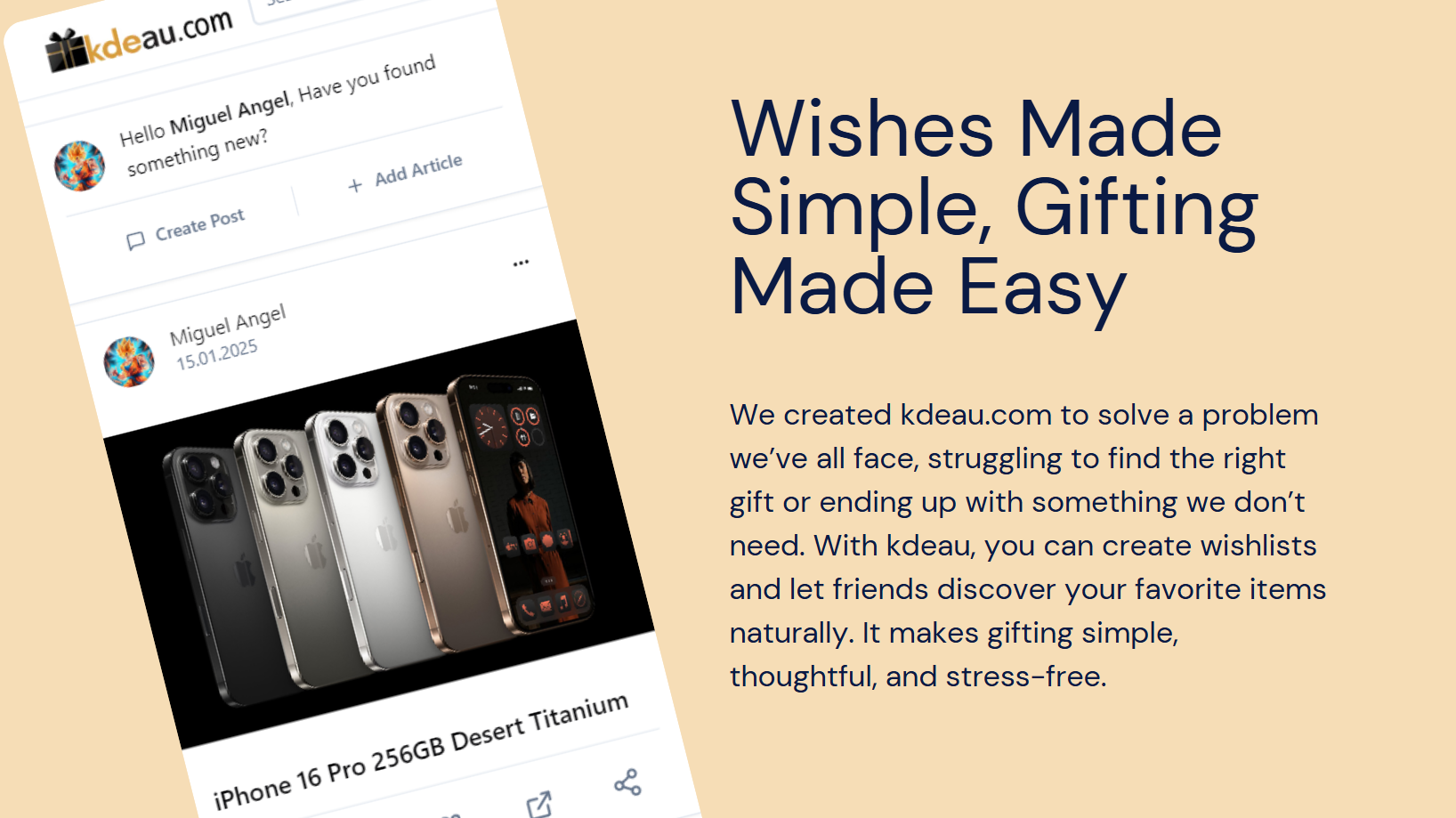 Kdeau.com - Social gifting platform media 5