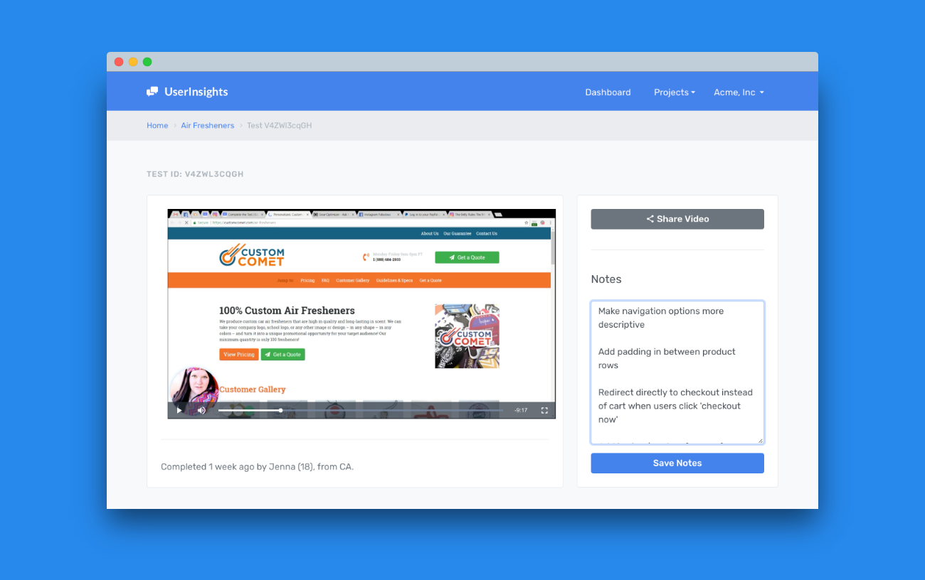 User Insights gallery image