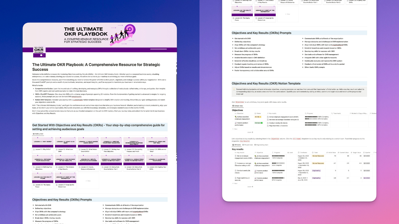 The Ultimate OKR Playbook media 2