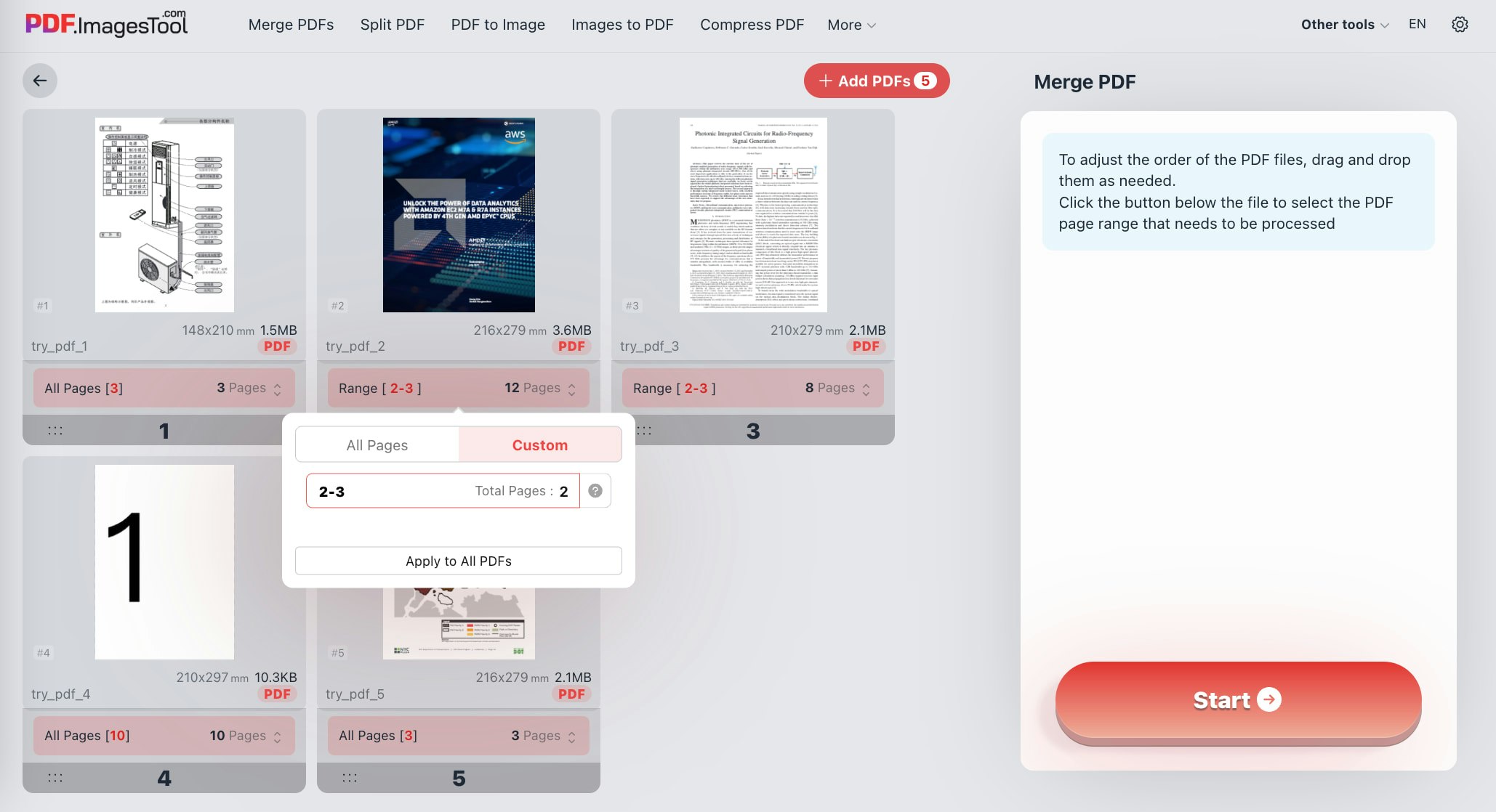 Security PDF Toolbox - Чистый фронт-end PDF-инструмент: без загрузки медиа 4