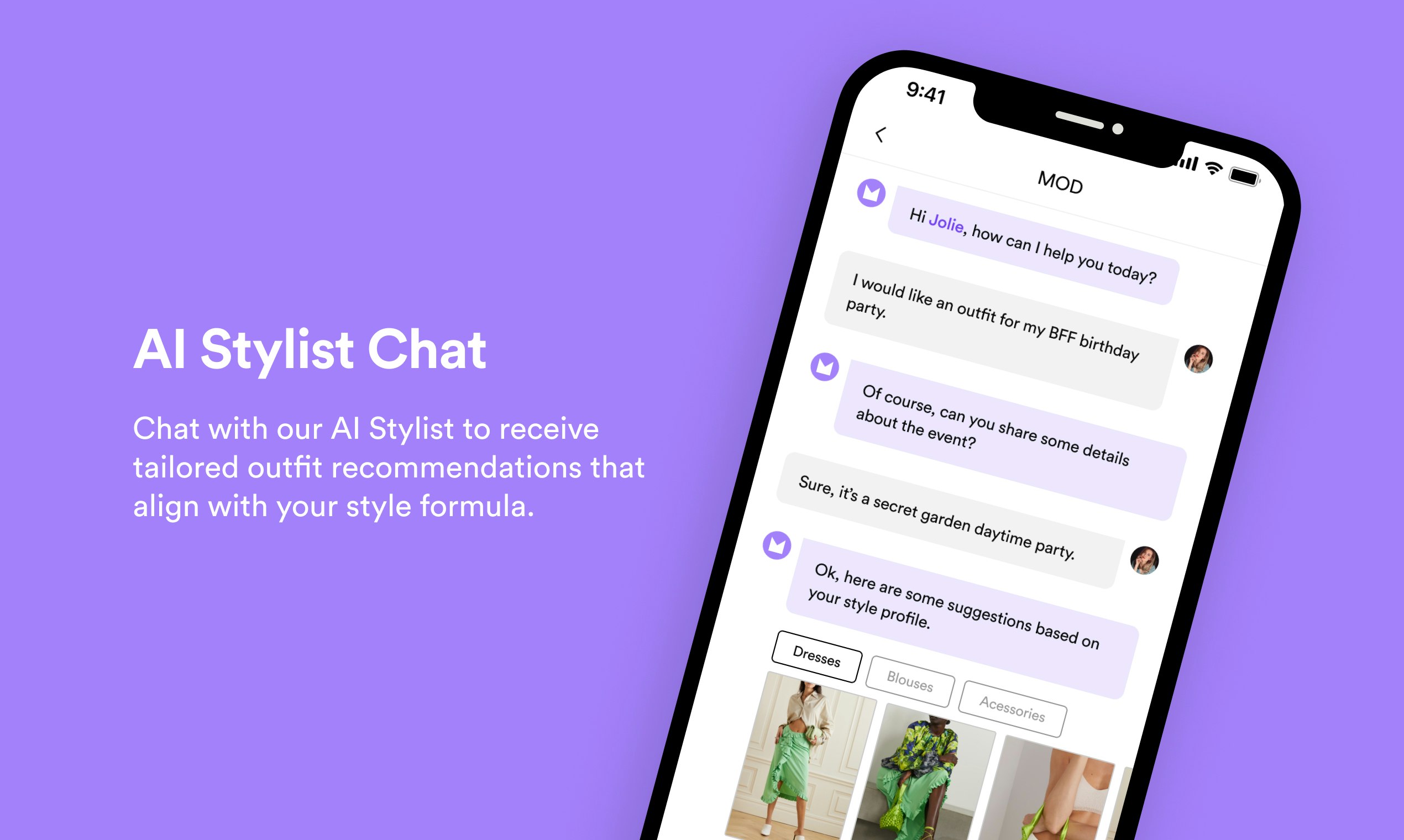 Sie haben einen Stylisten - KI-betriebener Personal Stylist Medien 4