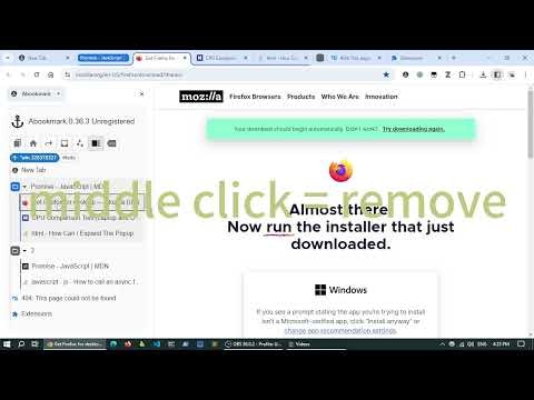 Abookmark 0.36 with side panel gallery image