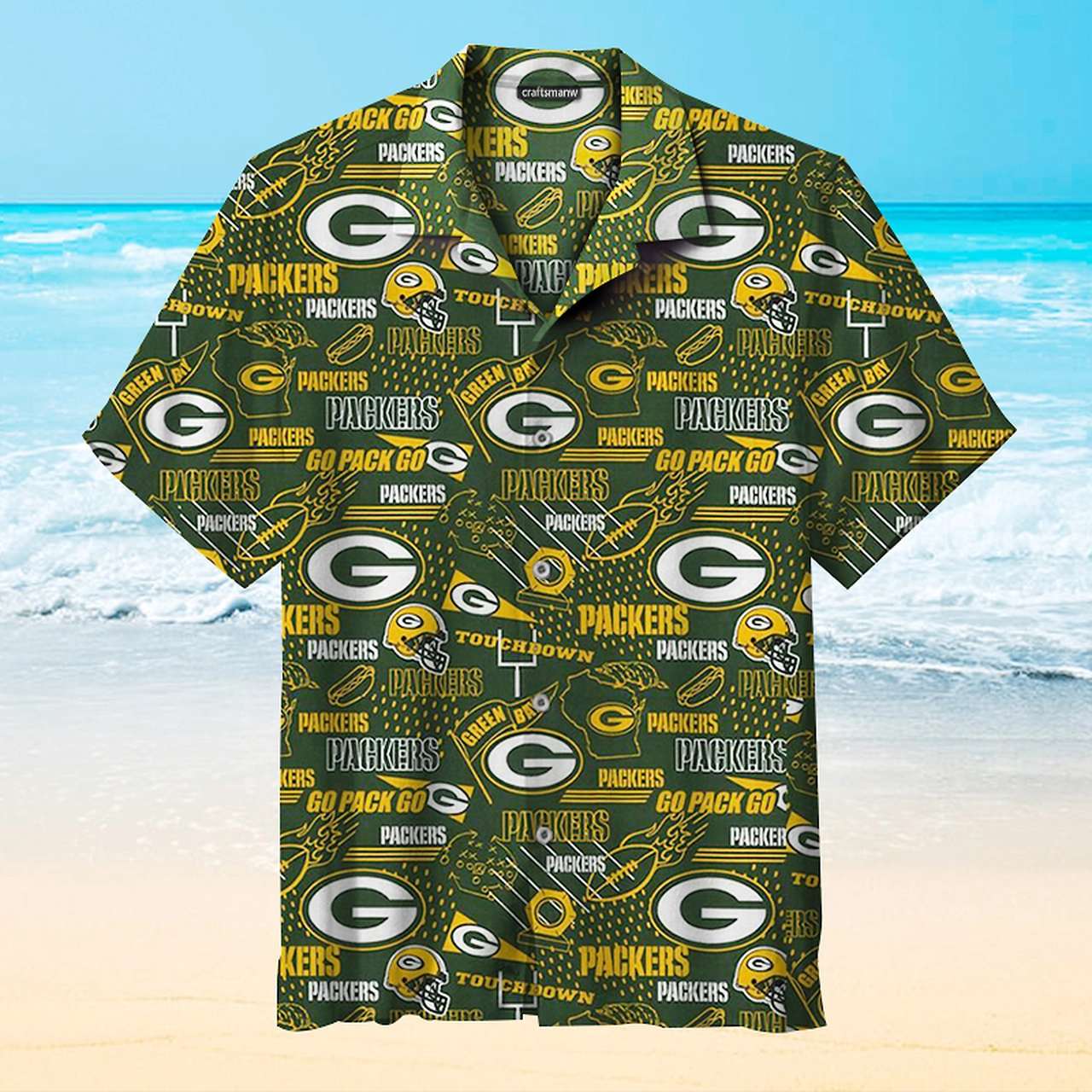 Packers Hawaiian shirt gallery image
