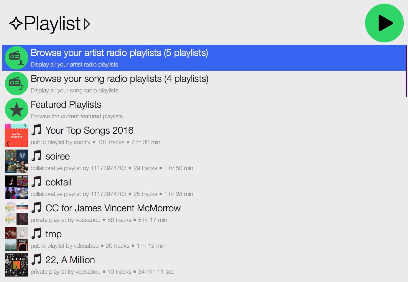 Alfred Spotify Mini Player gallery image
