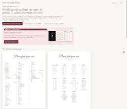 Auto Seating Chart gallery image
