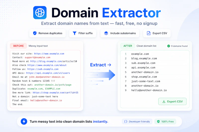 Domain Extractor screenshot 3