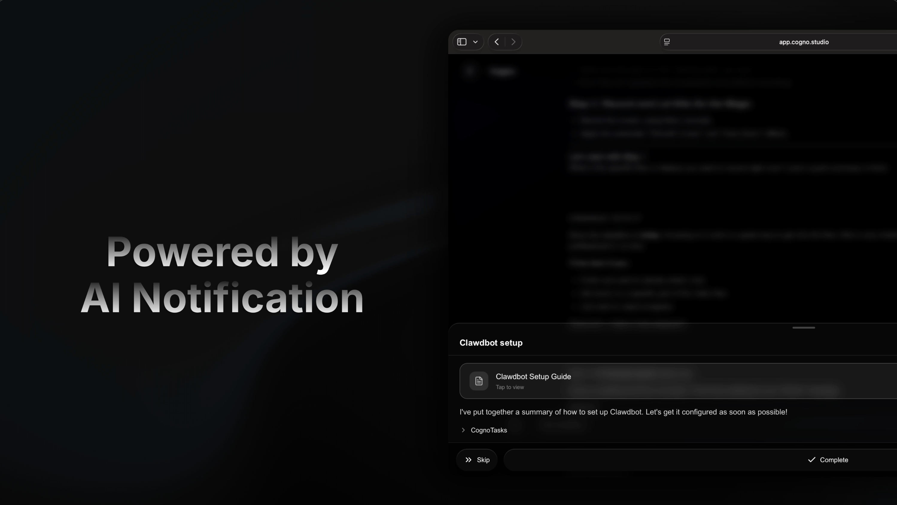 Cogno - Screenshot 2 showing product features and functionality