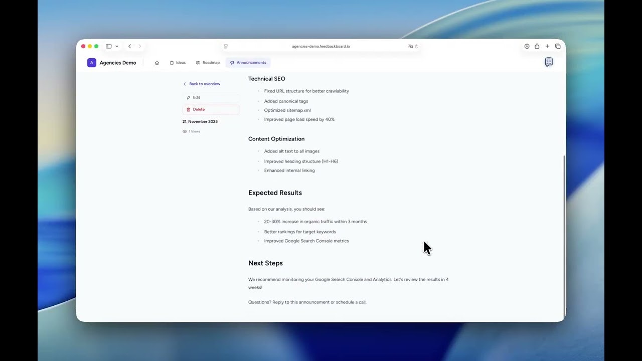 Feedbackboard.io gallery image