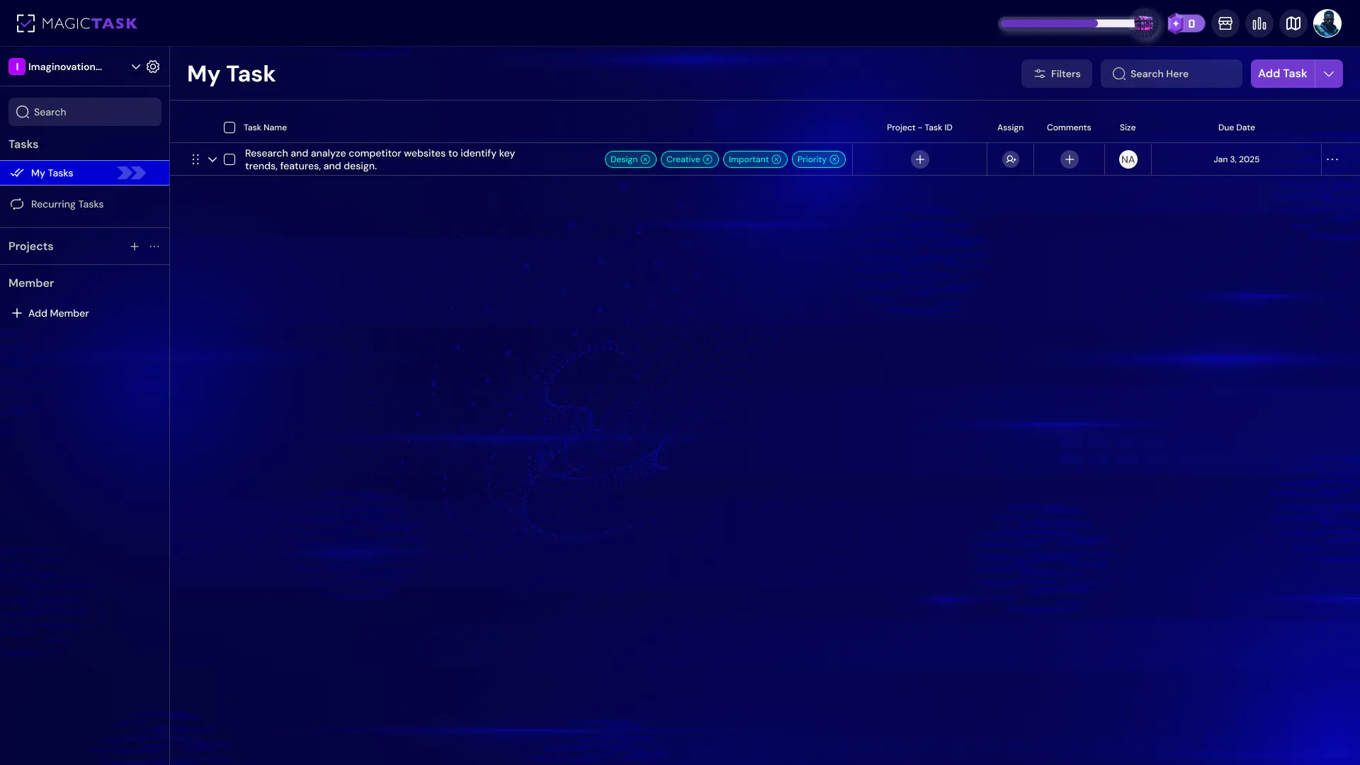 MagicTask screenshot