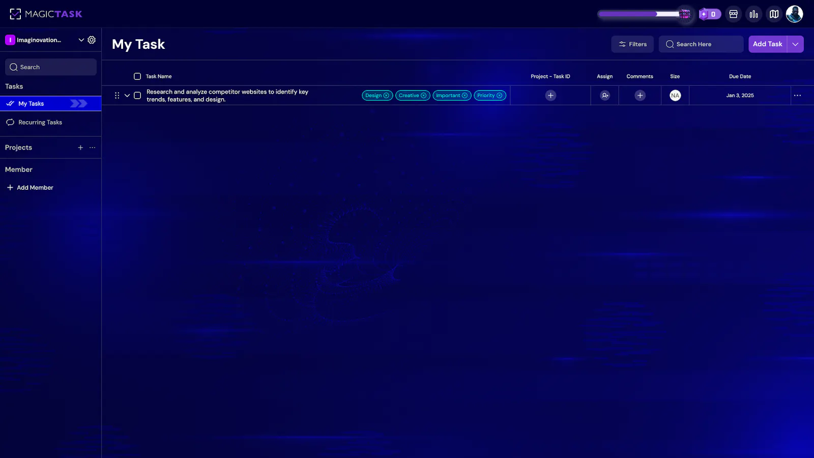 MagicTask screenshot 2