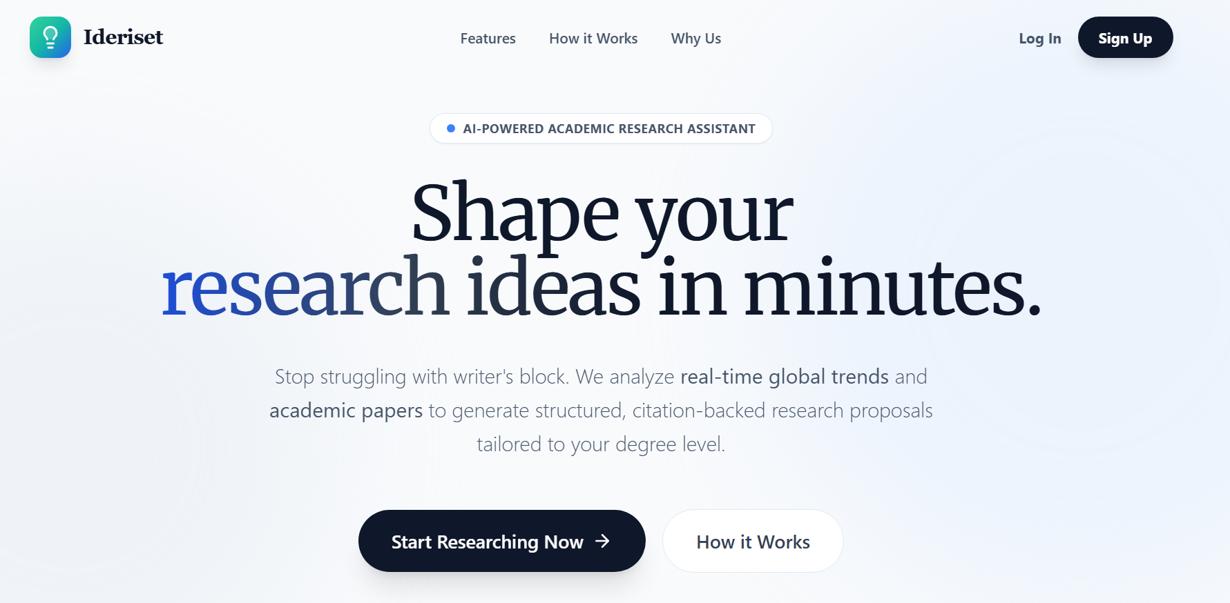 Ideriset - Main product screenshot demonstrating key features and user interface