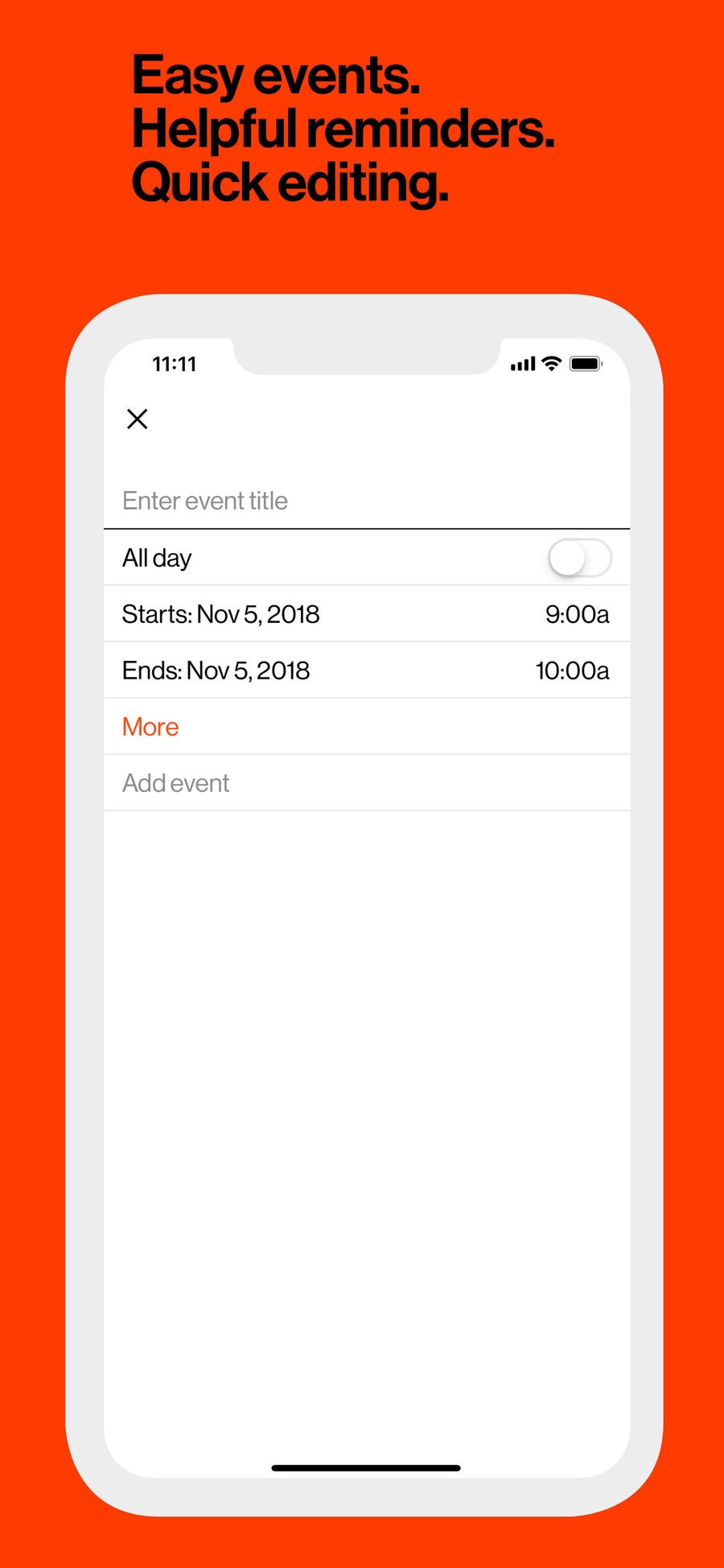 Minimal Calendar: Minimal Cal gallery image