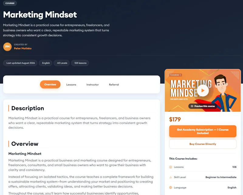 Marketing Mindset screenshot 2