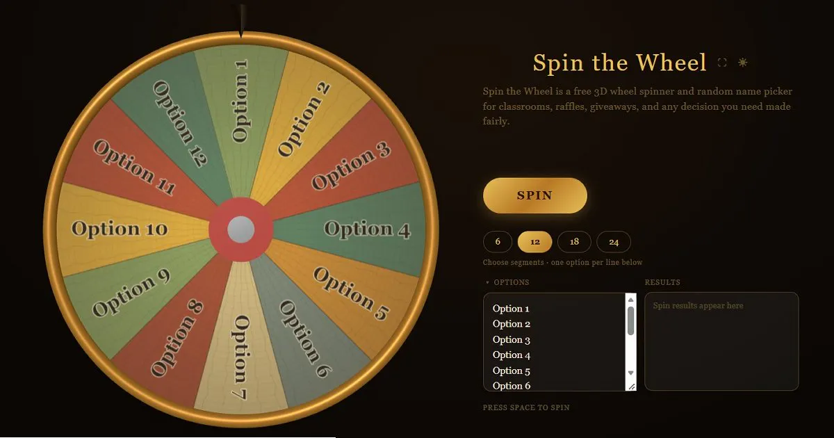 Spin The Wheel 3D gallery image