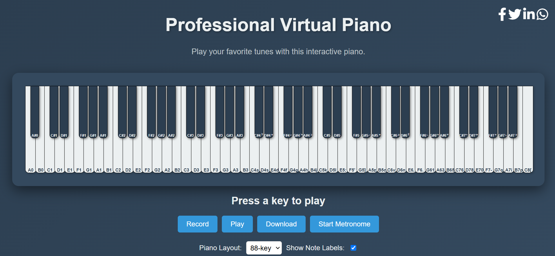Virtual Piano Online gallery image