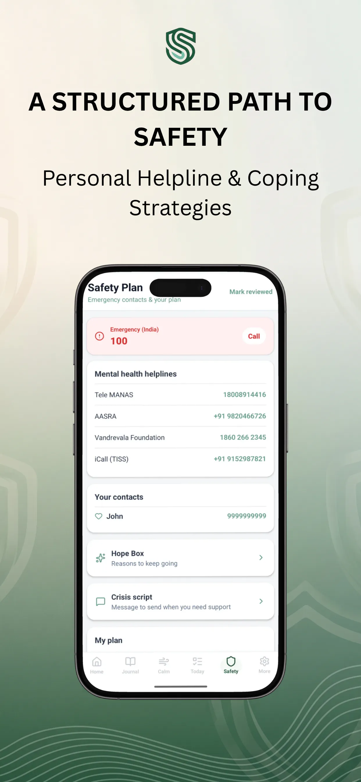 SafeMind V2: Safety Plan and Relief gallery image