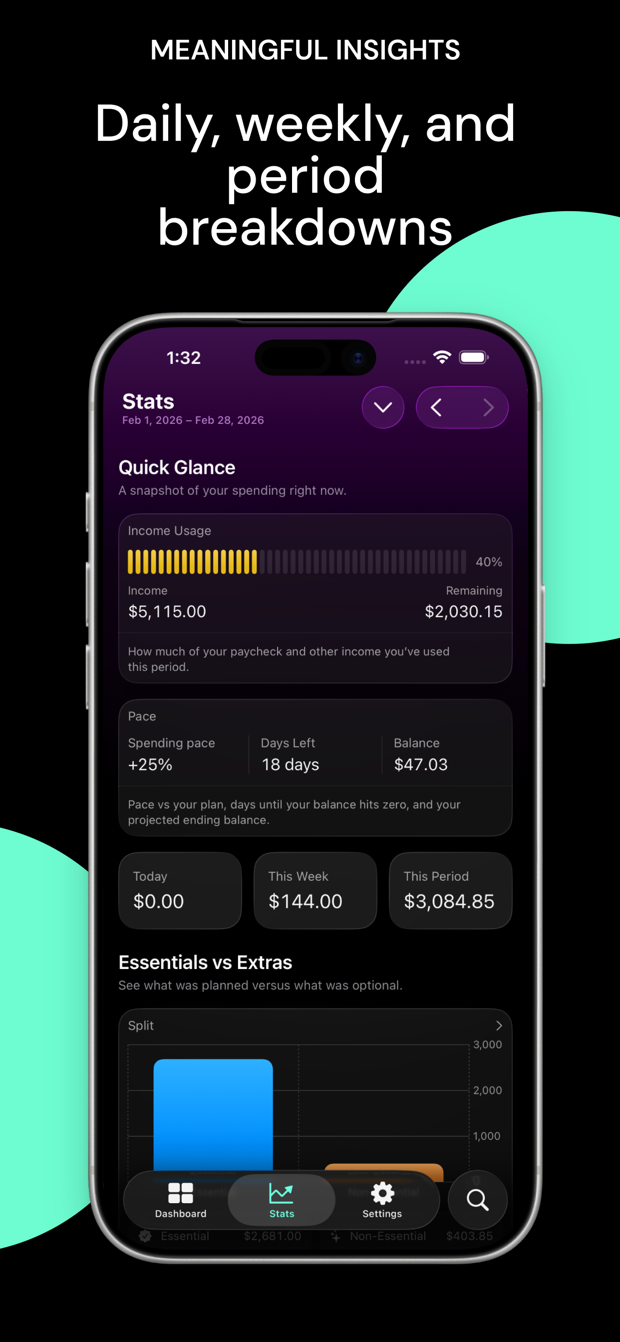 Minted - Expense Tracker - Screenshot 3 showing product features and functionality