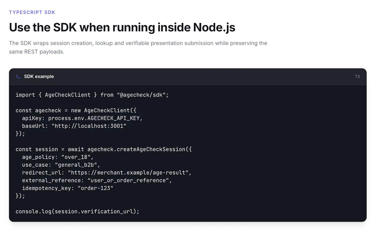 AgeCheck API screenshot 3