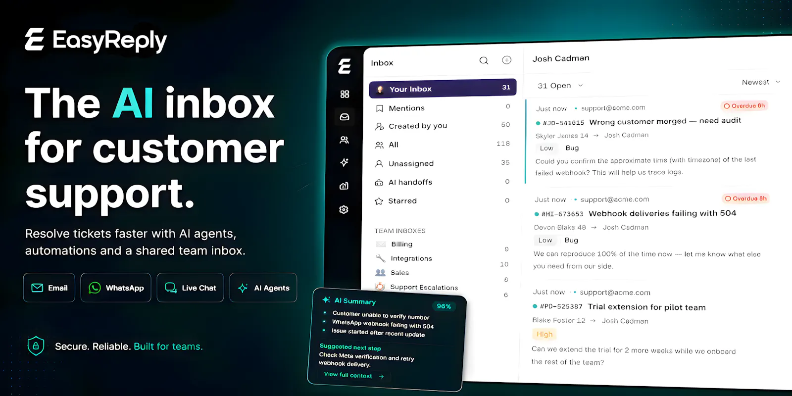EasyReply screenshot 1