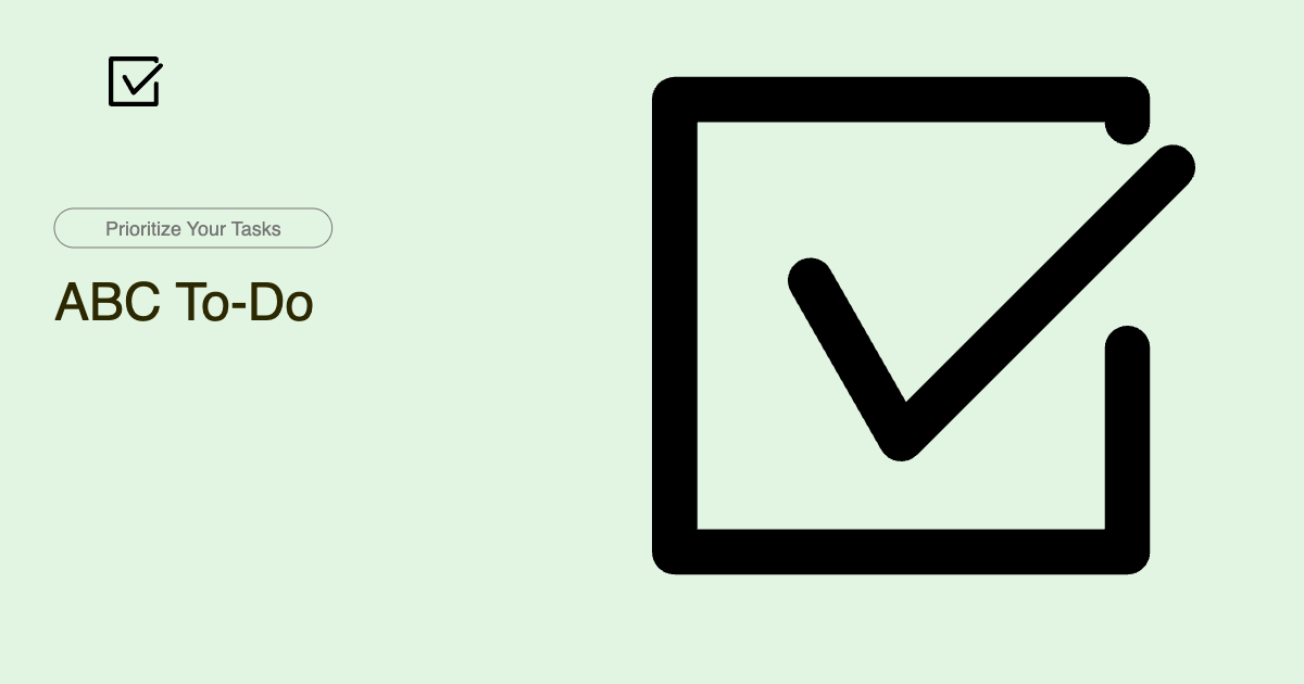 ABC To-Do - Main product screenshot demonstrating key features and user interface
