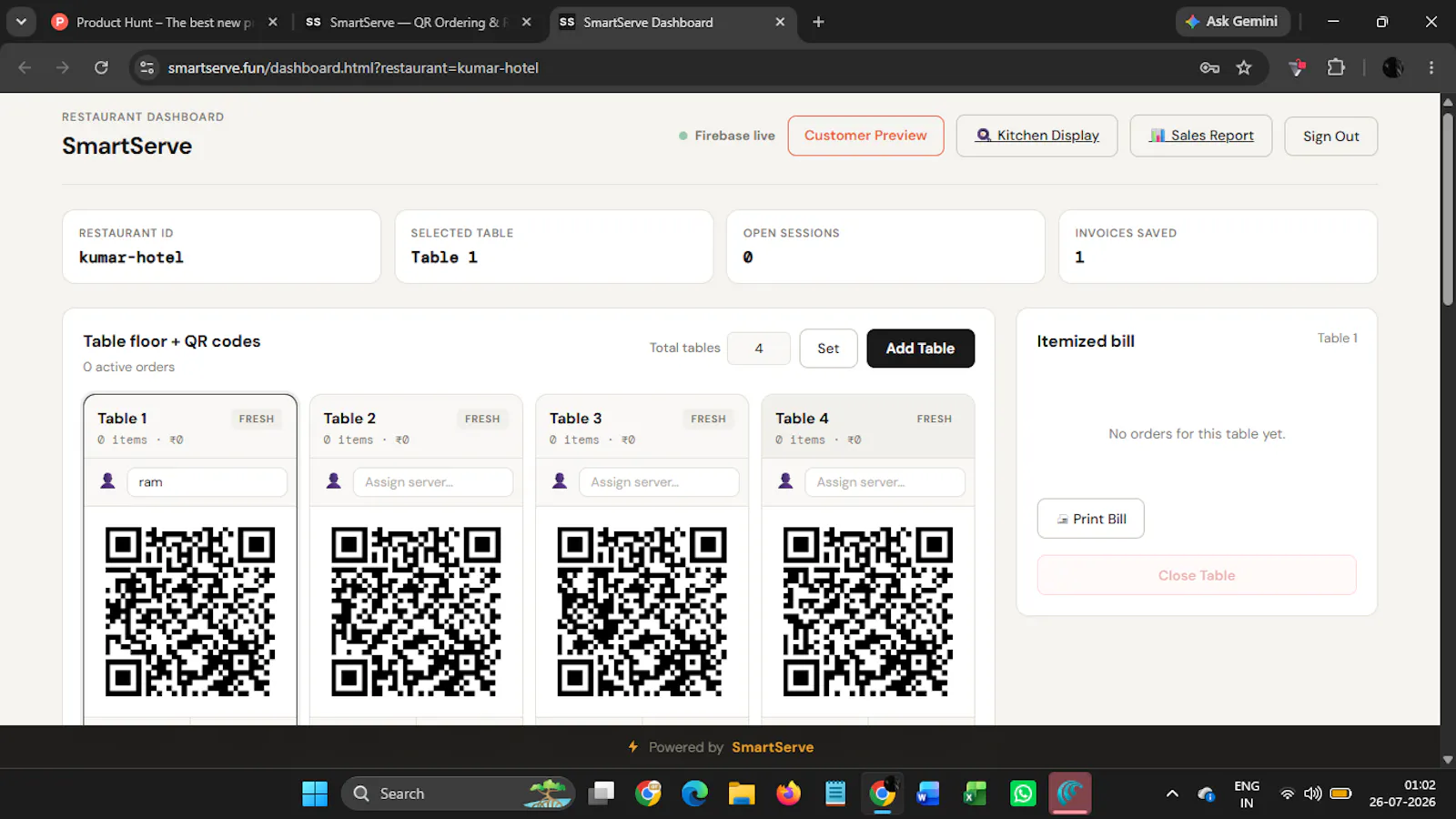 SmartServe  screenshot 3