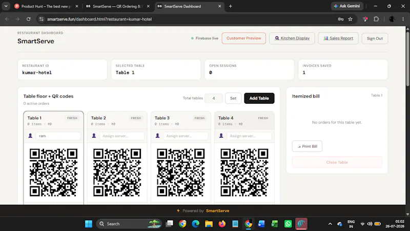 SmartServe  screenshot 3