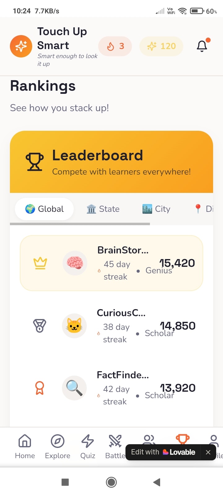 Touch Up Smart  - Main product screenshot demonstrating key features and user interface
