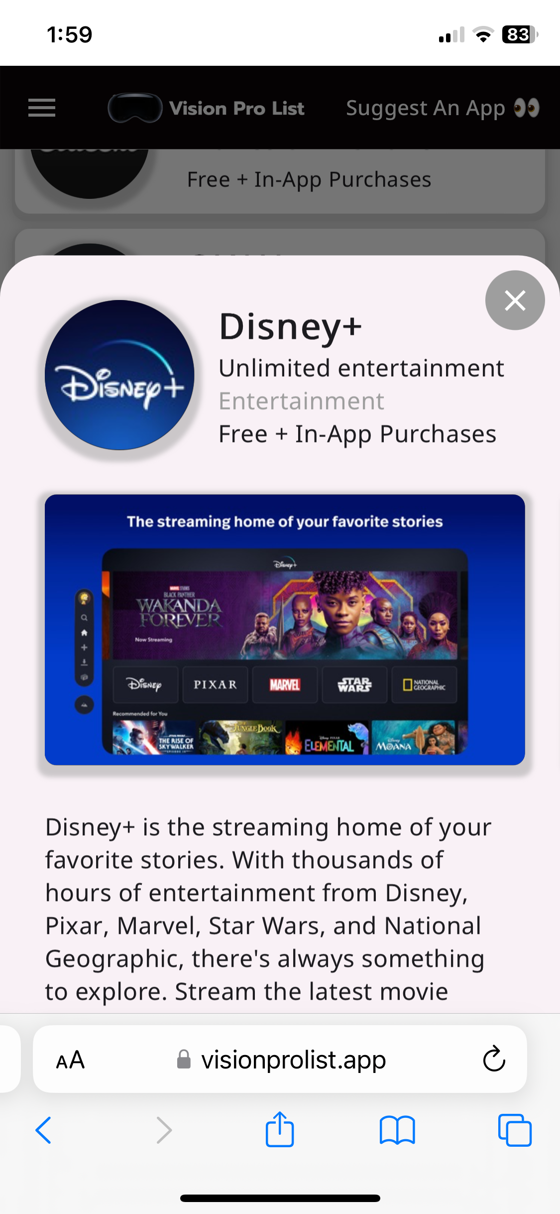 Mídia 2 de Vision Pro List - Descubra seu próximo aplicativo favorito para Apple Vision Pro