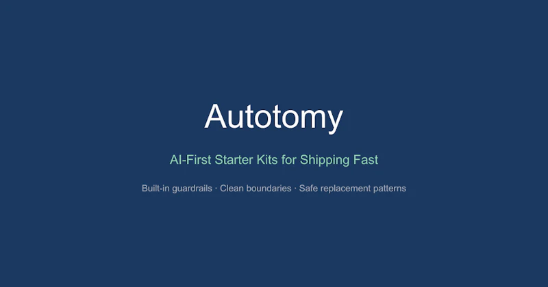 Autotomy screenshot 1