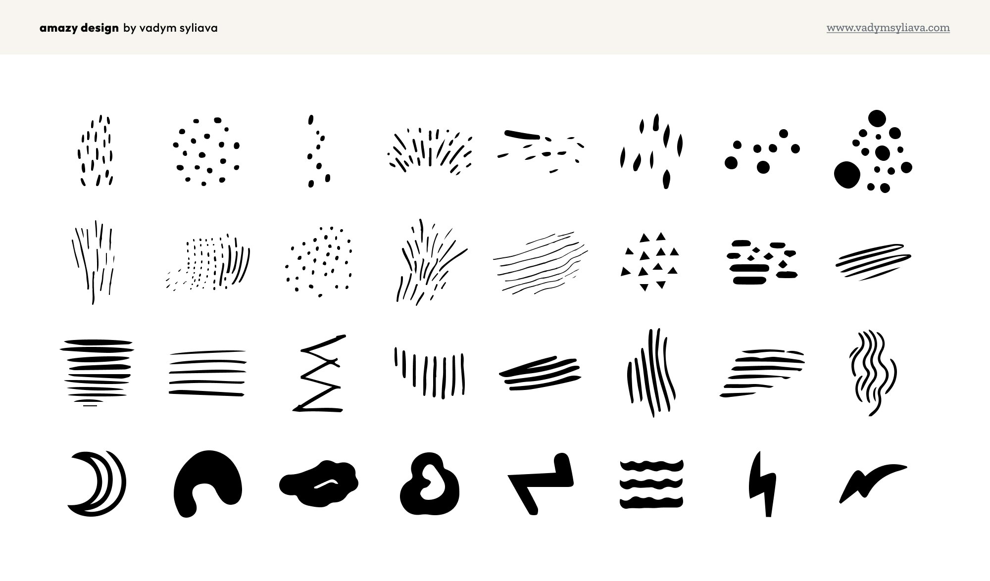 Media 500 Doodle dan Scribbles Percuma - Pelbagai jenis coretan berasaskan vibrant 8